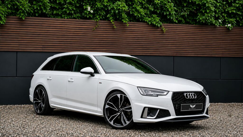 Audi A4 Avant 2019 2.0 Tfsi 35 S Line Estate E White #3