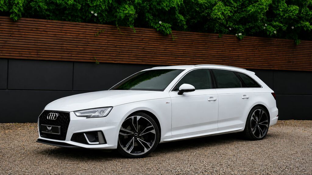 Audi A4 Avant 2019 2.0 Tfsi 35 S Line Estate E White #2