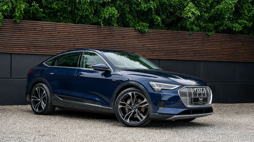 Audi E-tron 2022 50 Technik Sportback Quattr Blue #4