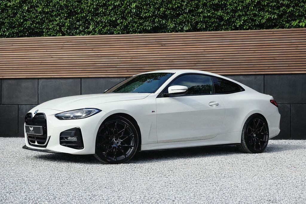 BMW 4 Series Gran Coupe 2021 2.0 420D Mht M Sport Coupe Hybrid White #2