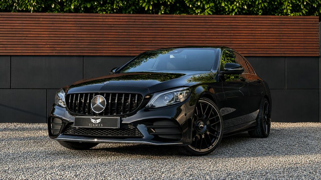 Mercedes-Benz C Class 2020 2.0 C300d Amg Line Edition Premium Saloon 4 Black