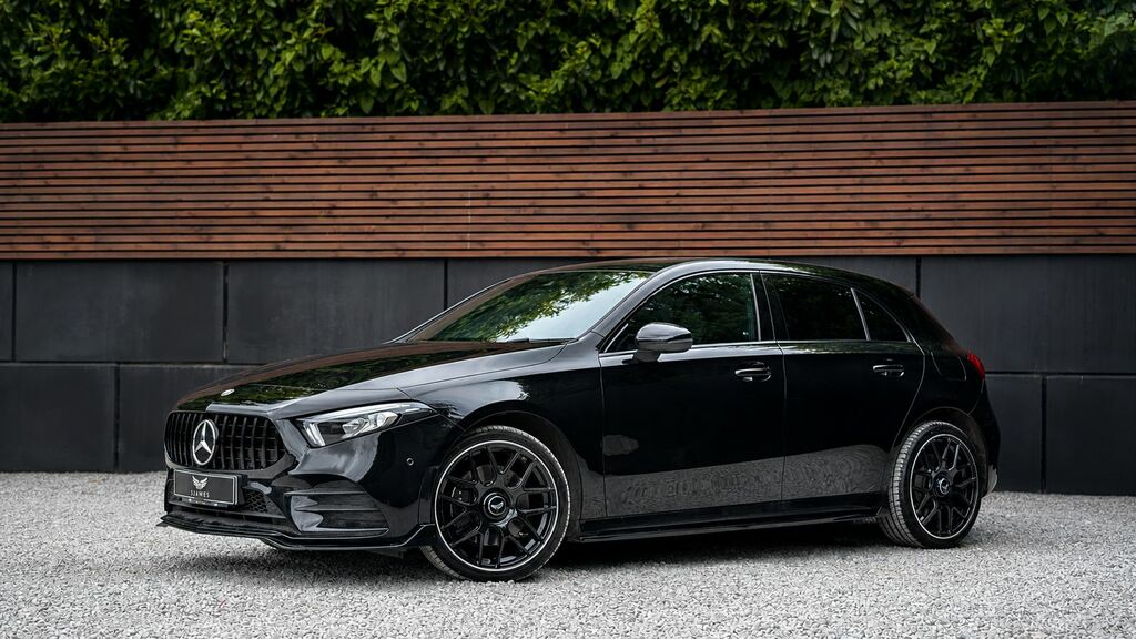 Mercedes-Benz A Class 2020 1.3 A200 Amg Line Premium 2 Hatchback P FG20CHY Black #2