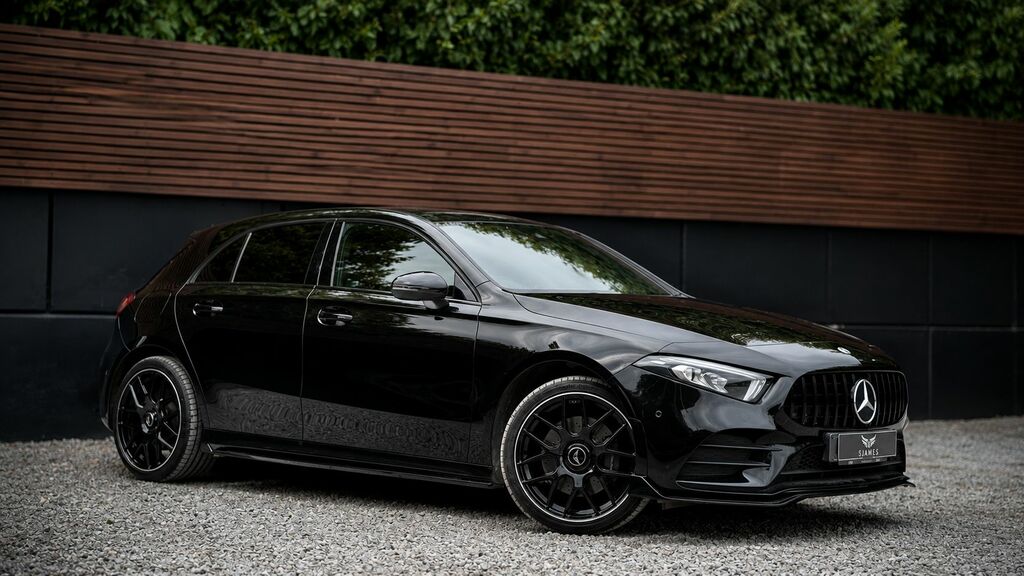 Mercedes-Benz A Class 2020 1.3 A200 Amg Line Premium 2 Hatchback P FG20CHY Black #4