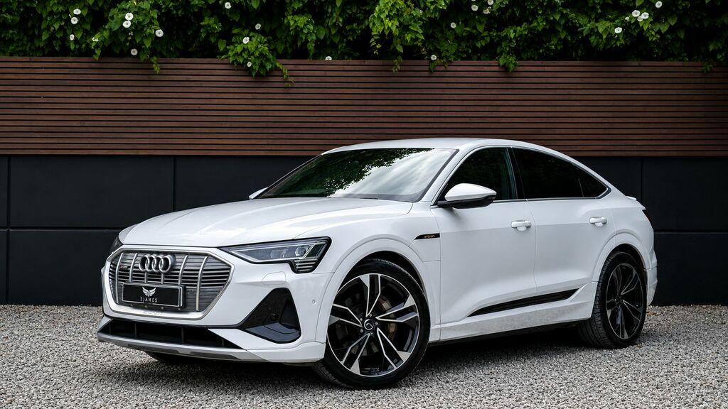 Audi E-tron 2021 55 S Line Sportback Quattro White