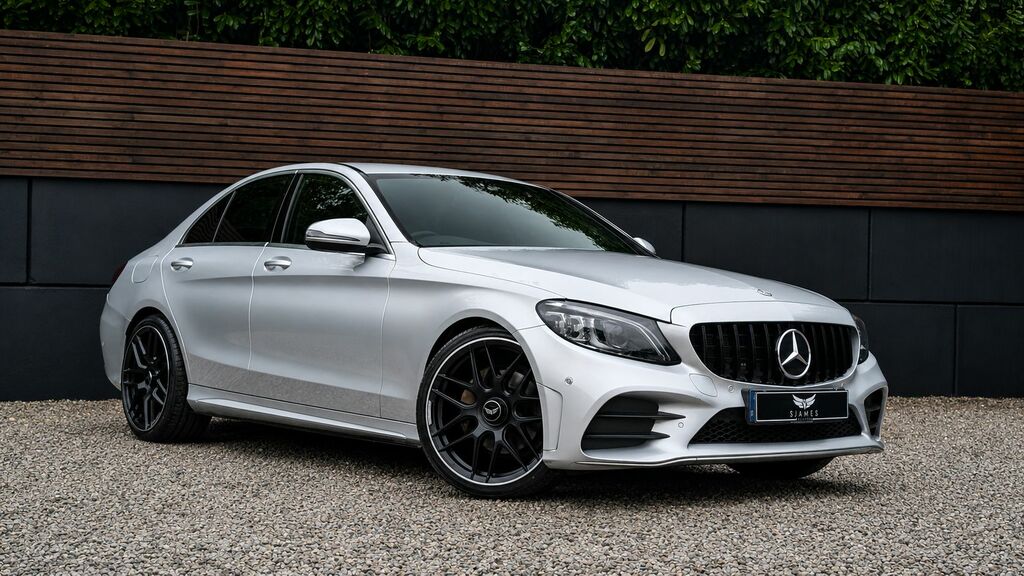 Mercedes-Benz C Class 2020 2.0 C220d Amg Line Premium Saloon Diese Silver #4