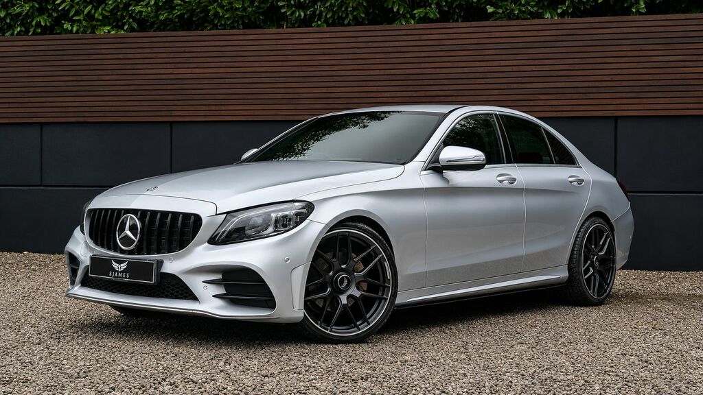 Mercedes-Benz C Class 2020 2.0 C220d Amg Line Premium Saloon Diese Silver #2