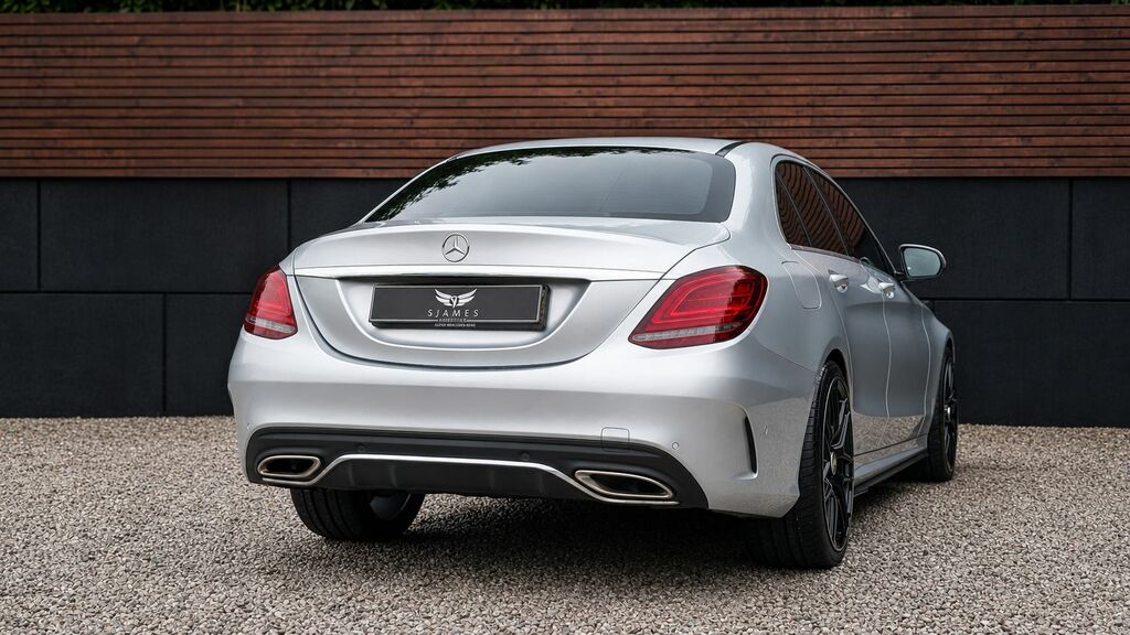 Mercedes-Benz C Class 2020 2.0 C220d Amg Line Premium Saloon Diese Silver #6