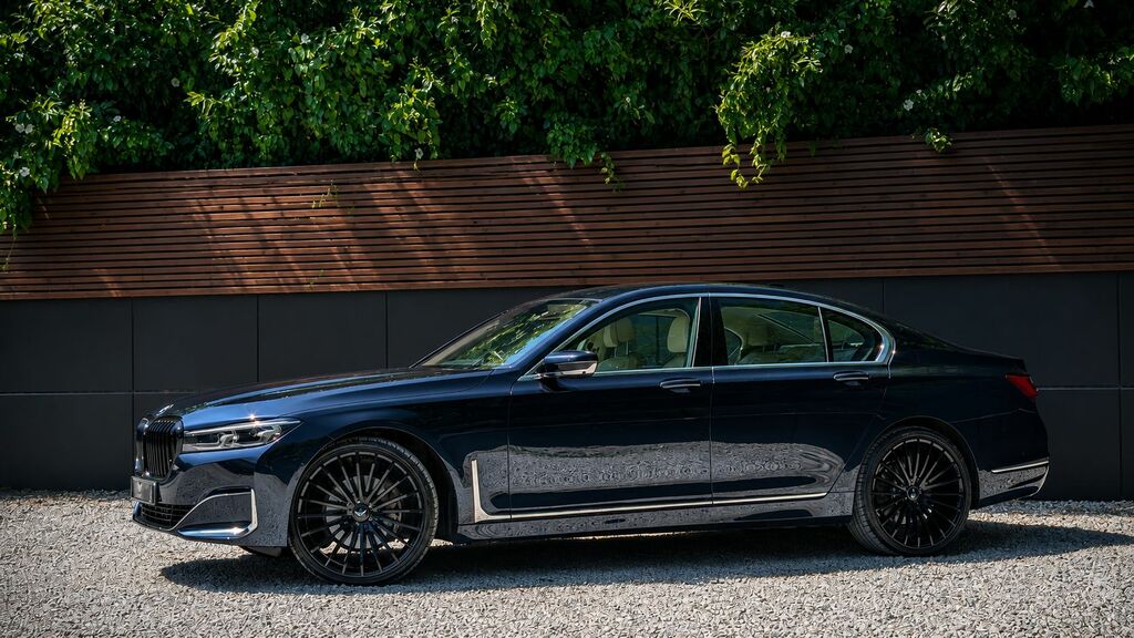 BMW 7 Series 730D Mht M Sport Blue #2