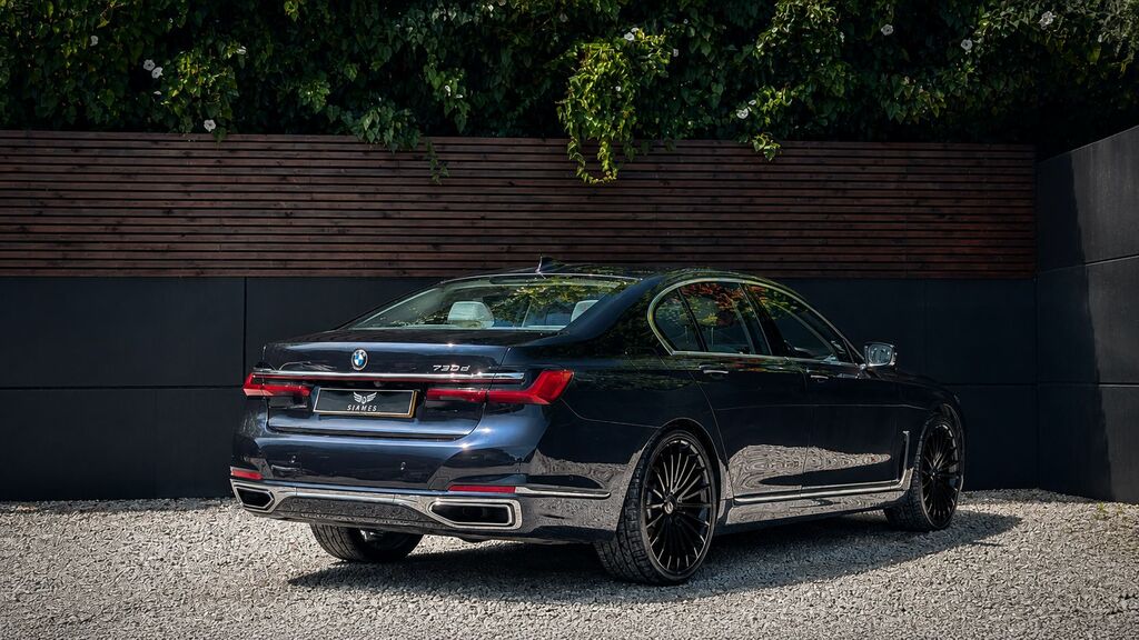 BMW 7 Series 730D Mht M Sport Blue #6