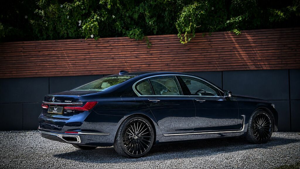 BMW 7 Series 730D Mht M Sport Blue #7