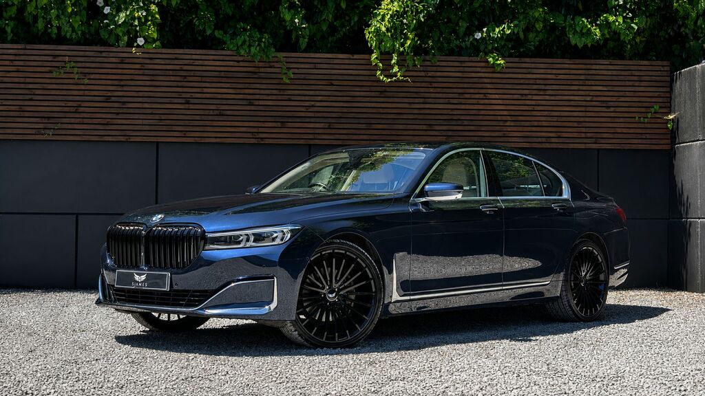 BMW 7 Series 730D Mht M Sport Blue #1