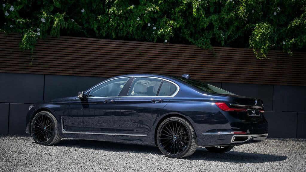 BMW 7 Series 730D Mht M Sport Blue #9