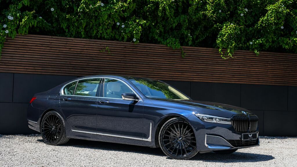 BMW 7 Series 730D Mht M Sport Blue #4