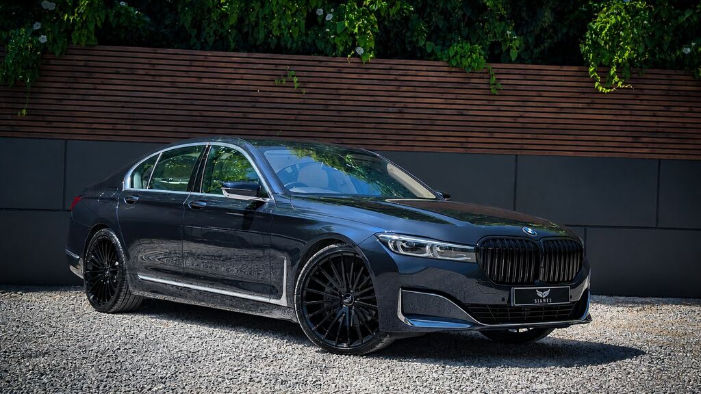 BMW 7 Series 730D Mht M Sport Blue #3