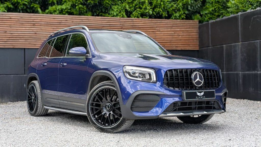 Mercedes-Benz GLB Class 2022 1.3 Glb200 Amg Line Suv 7G-dct Eur Blue #3