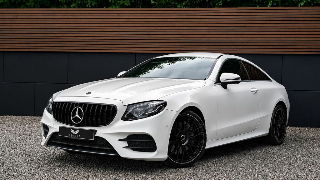 Mercedes-Benz E Class 2020 2.0 E300 Gpf Amg Line Premium Coupe Pet White #2