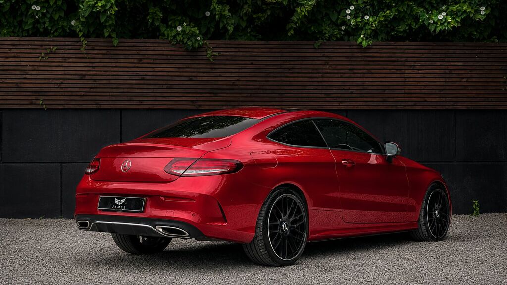 Mercedes-Benz C Class 2019 1.5 C200 Mhev Amg Line Premium Coupe Pe Red #5