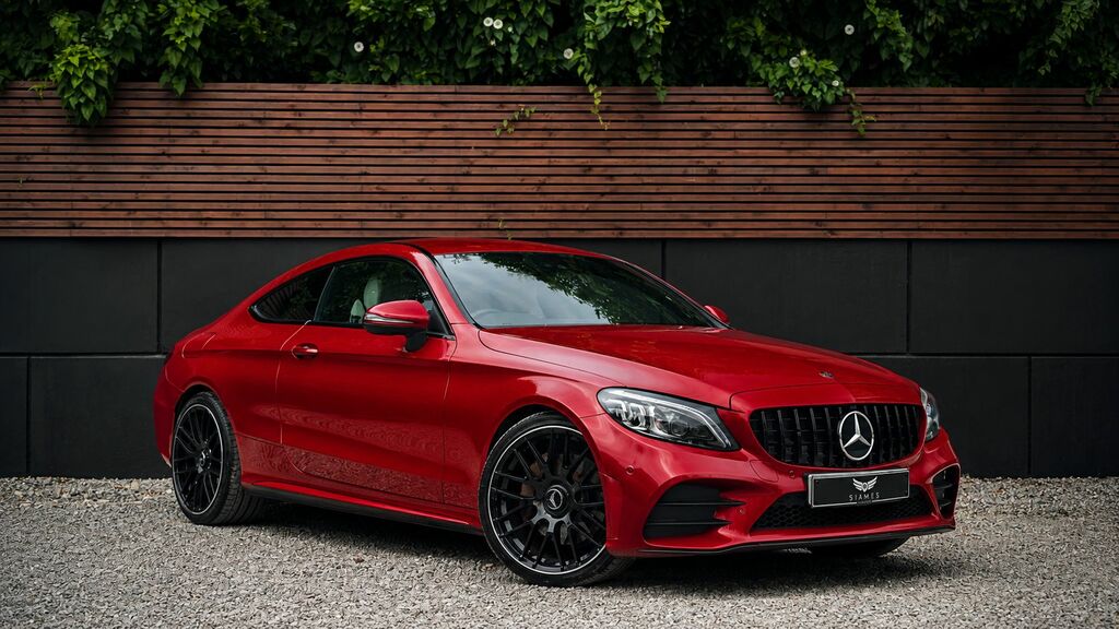 Mercedes-Benz C Class 2019 1.5 C200 Mhev Amg Line Premium Coupe Pe Red #2