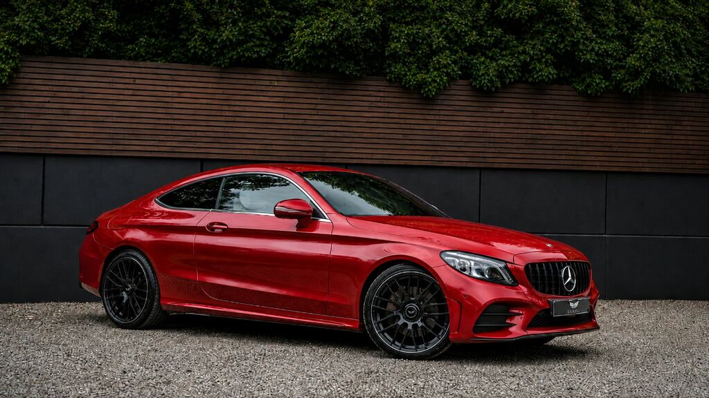 Mercedes-Benz C Class 2019 1.5 C200 Mhev Amg Line Premium Coupe Pe Red #3