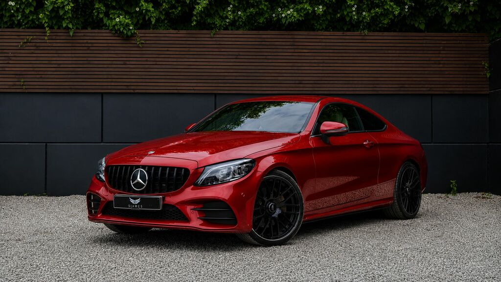 Mercedes-Benz C Class 2019 1.5 C200 Mhev Amg Line Premium Coupe Pe Red