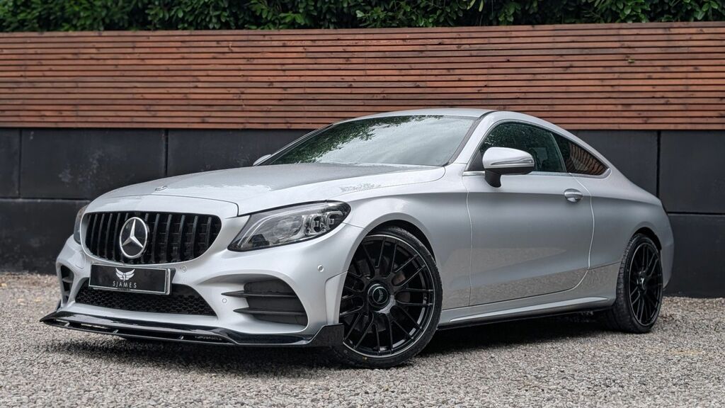 Mercedes-Benz C Class 2019 2.0 C300 Amg Line Premium Coupe Silver #2