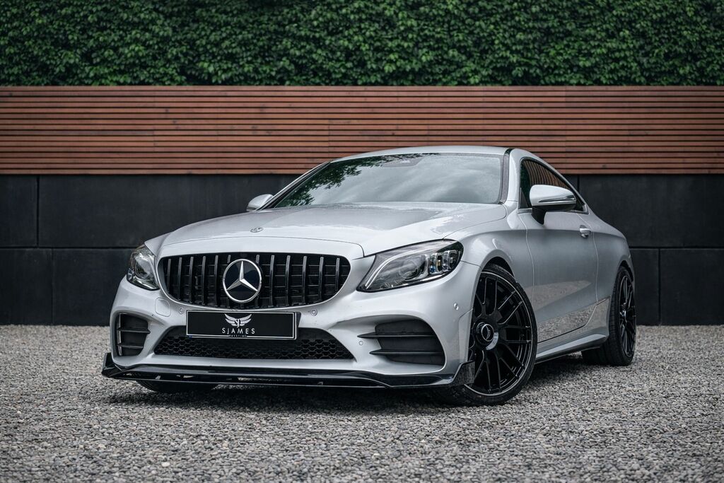Mercedes-Benz C Class 2019 2.0 C300 Amg Line Premium Coupe Silver