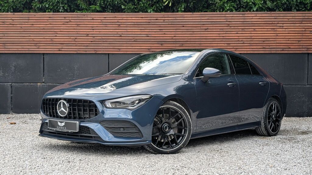 Mercedes-Benz CLA Class 2023 2.0 Cla220d Amg Line Premium Coupe Dies Blue #2