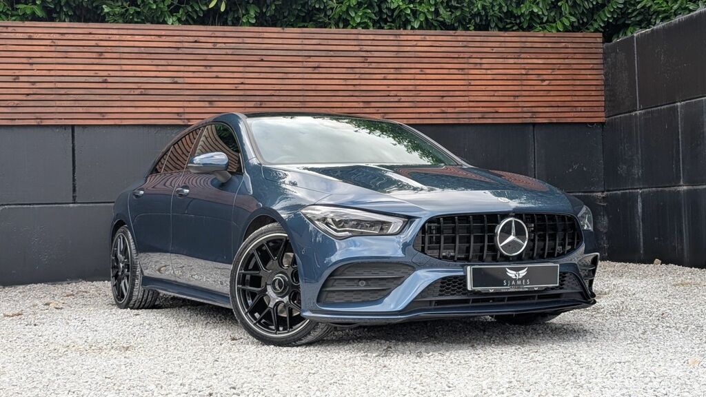 Mercedes-Benz CLA Class 2023 2.0 Cla220d Amg Line Premium Coupe Dies Blue #3
