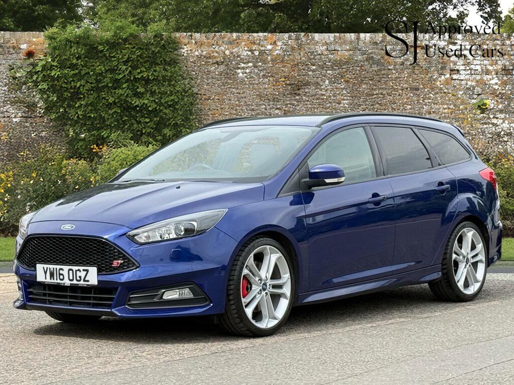 Ford Focus Estate 2.0T Ecoboost St-3 Euro 6 Ss 20161 YW16OGZ Blue #4