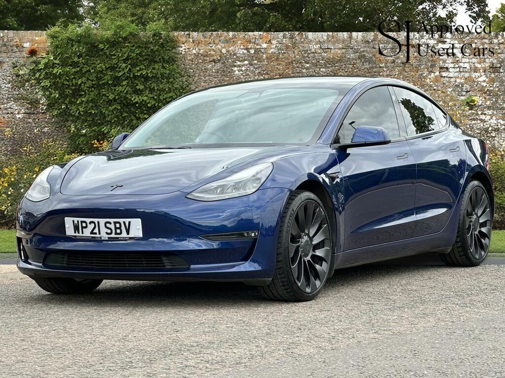 Tesla Model 3 Saloon Dual Motor Performance 4Wde Per Blue #4