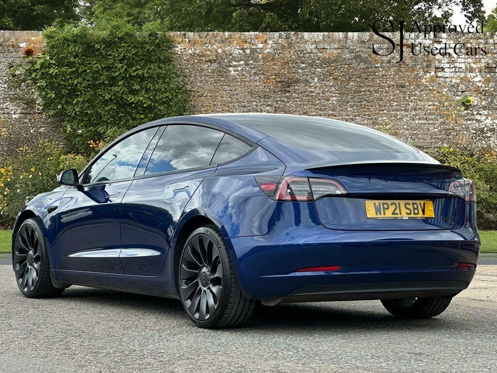 Tesla Model 3 Saloon Dual Motor Performance 4Wde Per Blue #5