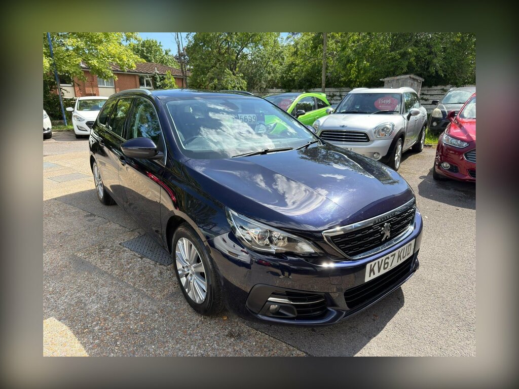 Peugeot 308 SW 1.6 Bluehdi Allure Euro 6 Ss Blue #3