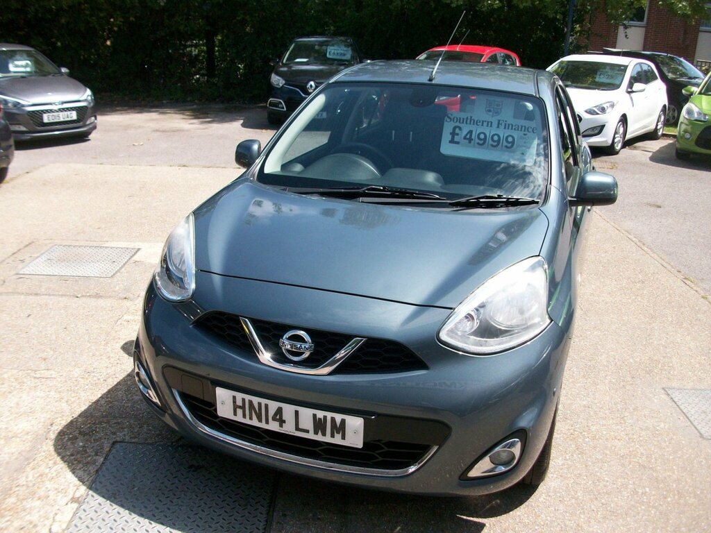 Nissan Micra Visia Blue #8