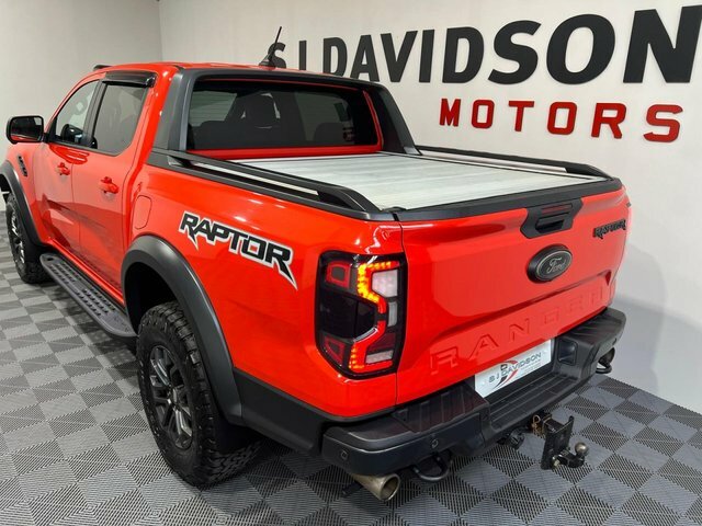Ford Ranger 2023 3.0T V6 Ecoboost Raptor Pickup Double Cab BVI4440 Orange #3