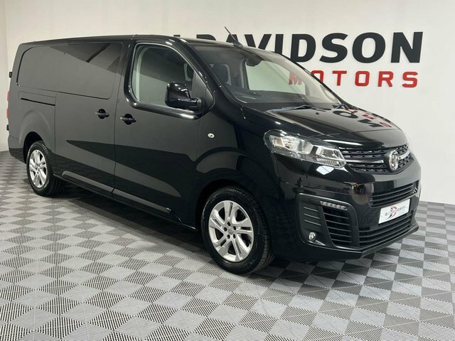 Vauxhall Vivaro 2021 2.0 Turbo D 3100 Elite Crew Van Double Cab Black