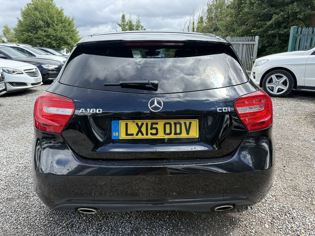 Mercedes-Benz A Class Hatchback 1.5 A180 Cdi Sport 201515 LX15ODV Black #6