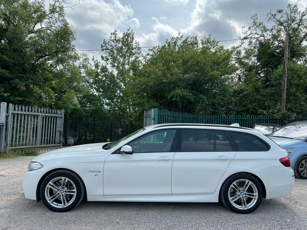 BMW 5 Series Estate 3.0 535D M Sport Touring 201363 WP63SUU White #3