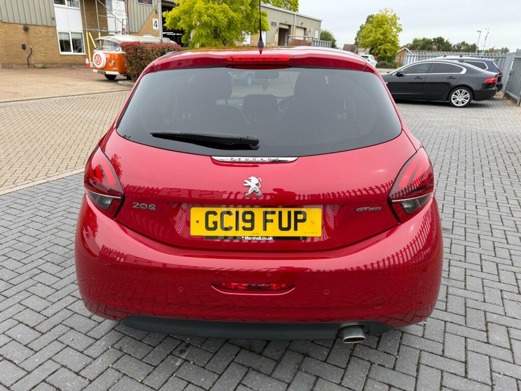 Peugeot 208 1.2 Puretech Gpf Gt Line Eat Euro 6 Ss Red #4