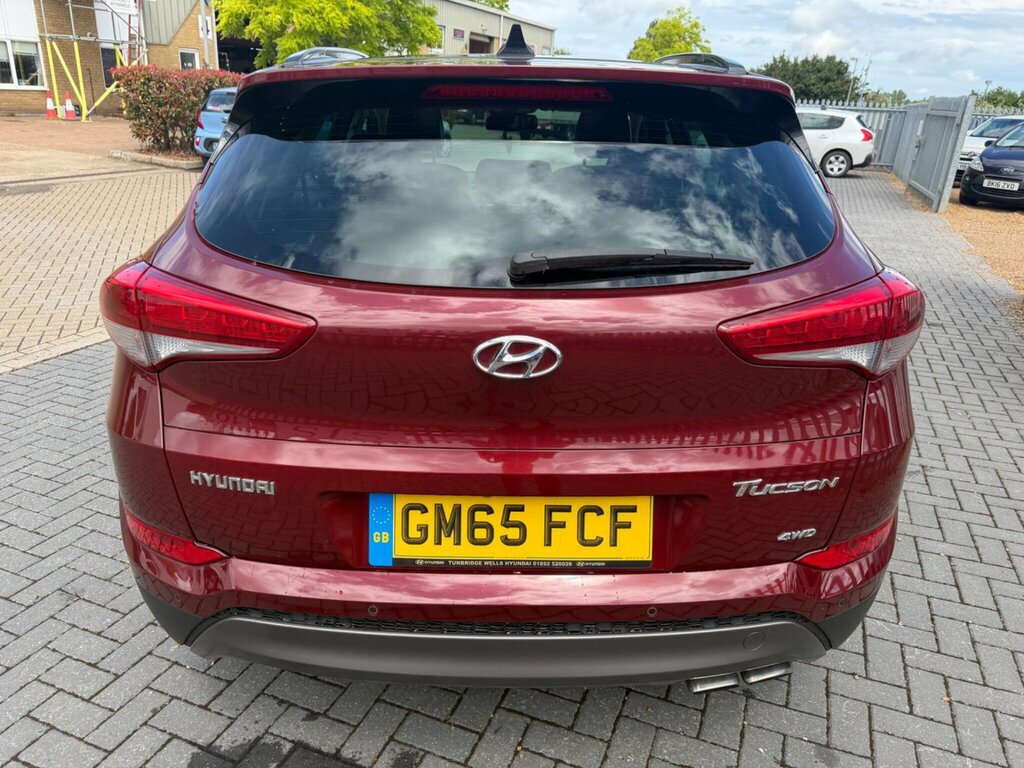 Hyundai Tucson 1.6 T-gdi Premium Se Dct 4Wd Euro 6 GM65FCF Red #3