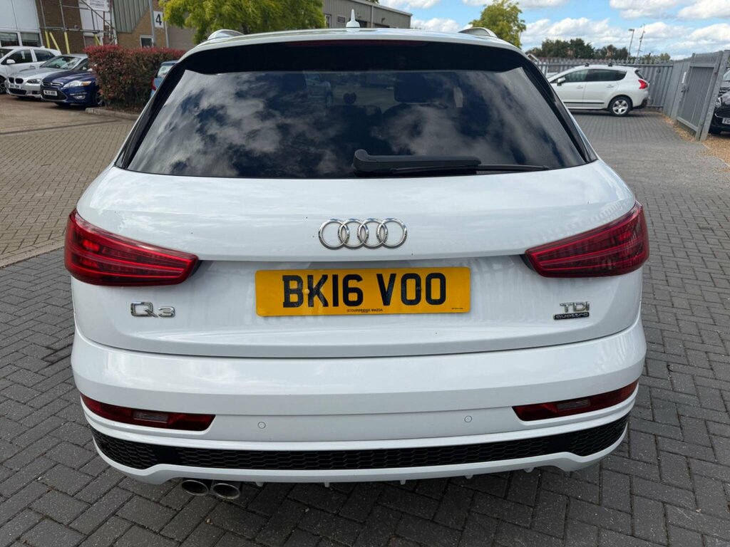 Audi Q3 2.0 Tdi S Line Plus Quattro Euro 6 Ss BK16VOO White #3
