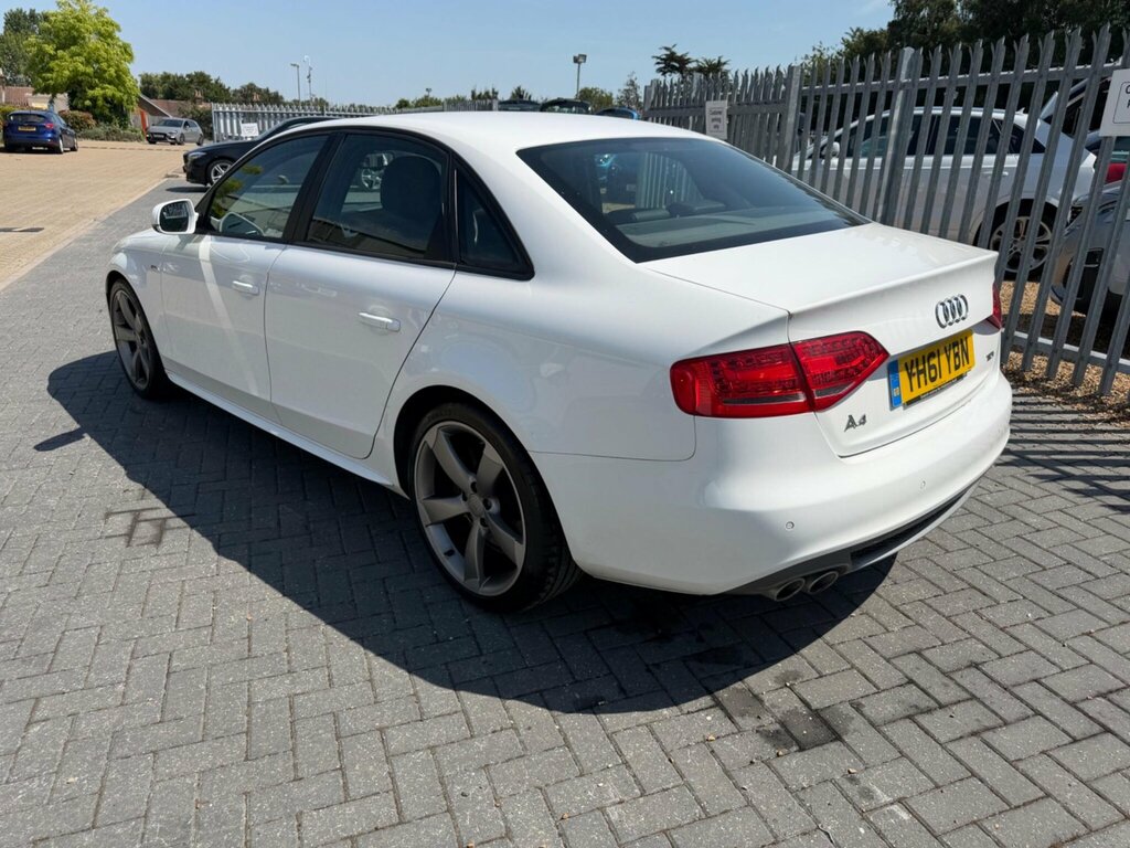 Audi A4 2.0 Tdi Black Edition Multitronic Euro 5 White #6