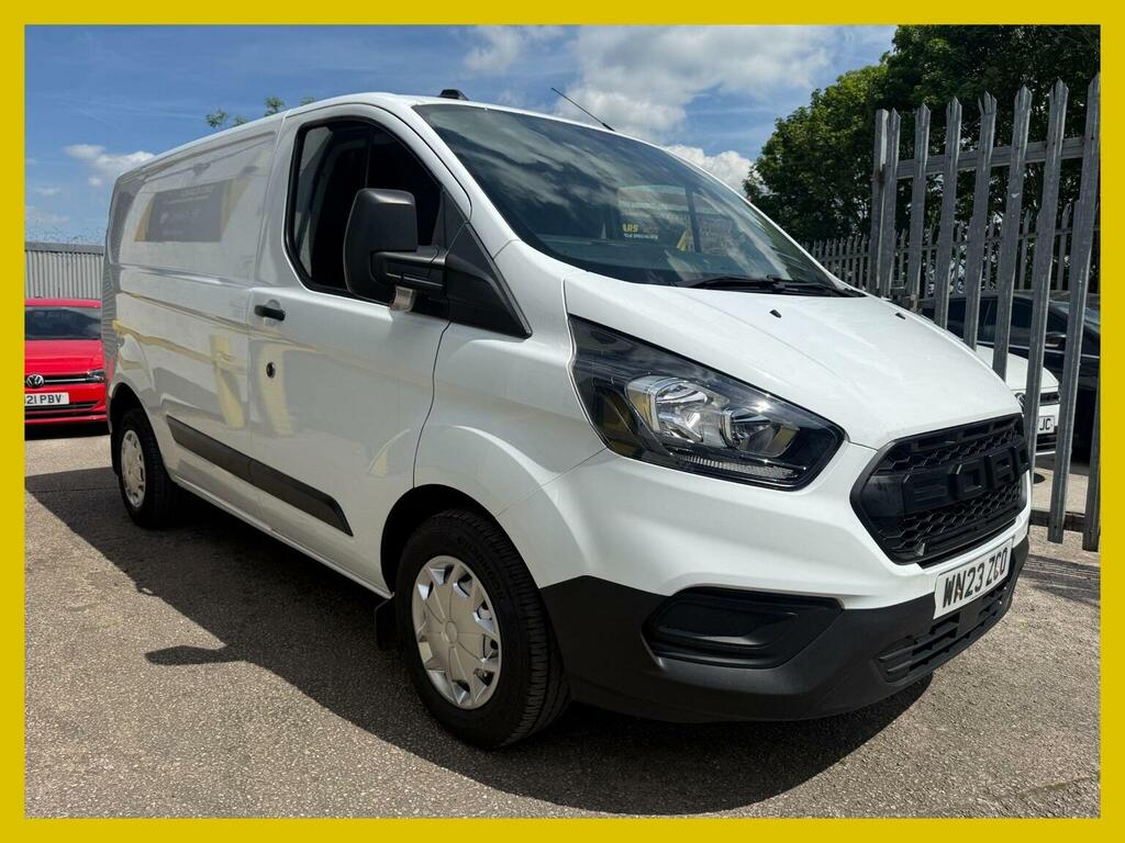 Ford Transit Custom Panel Van 2.0 300 Ecoblue Leader L1 H1 Euro 6 Ss WN23ZCO White #4