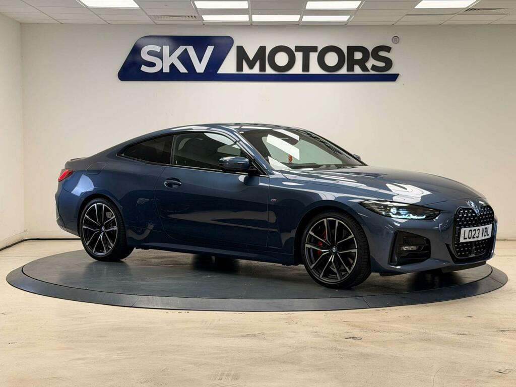 BMW 4 Series Coupe LO23VBL Blue #4