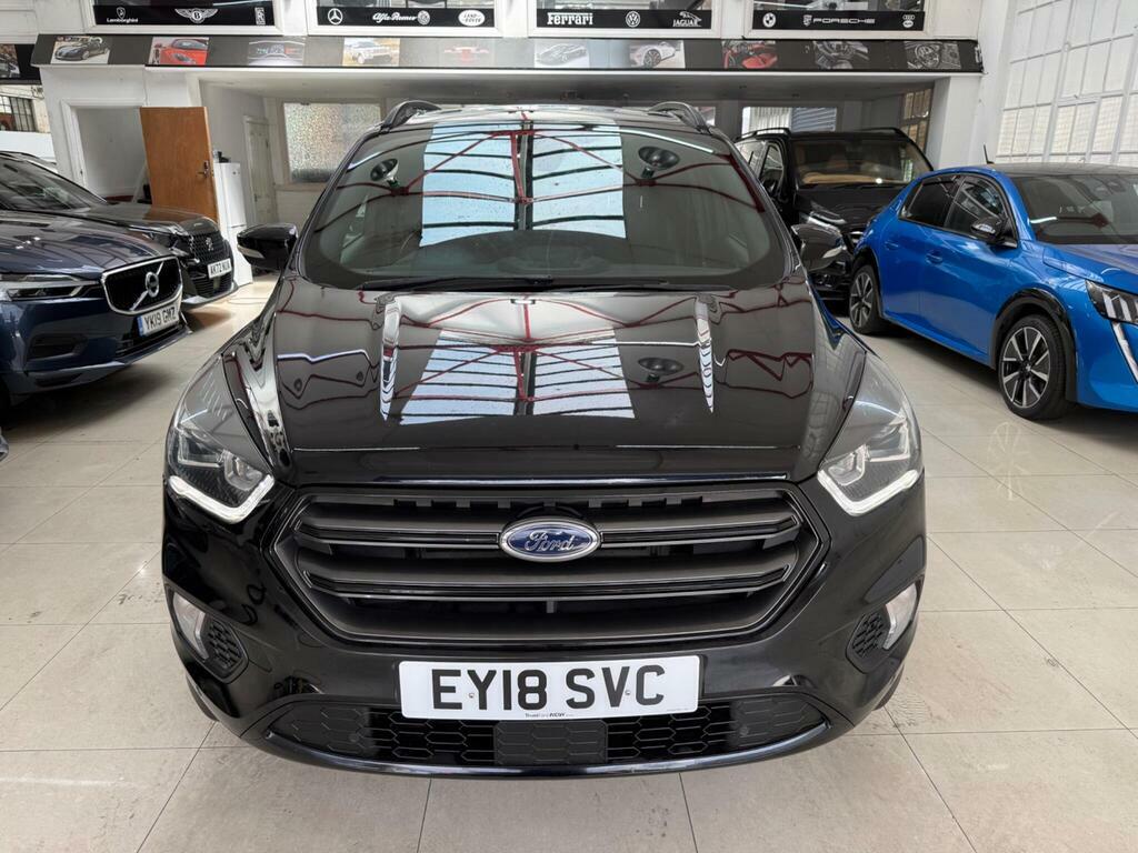 Ford Kuga 1.5T Ecoboost St-line X Awd Euro 6 S S EY18SVC Black #4