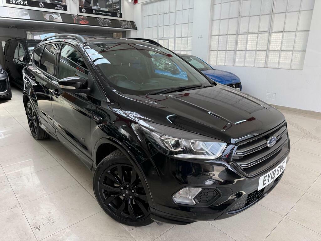 Ford Kuga 1.5T Ecoboost St-line X Awd Euro 6 S S EY18SVC Black #2
