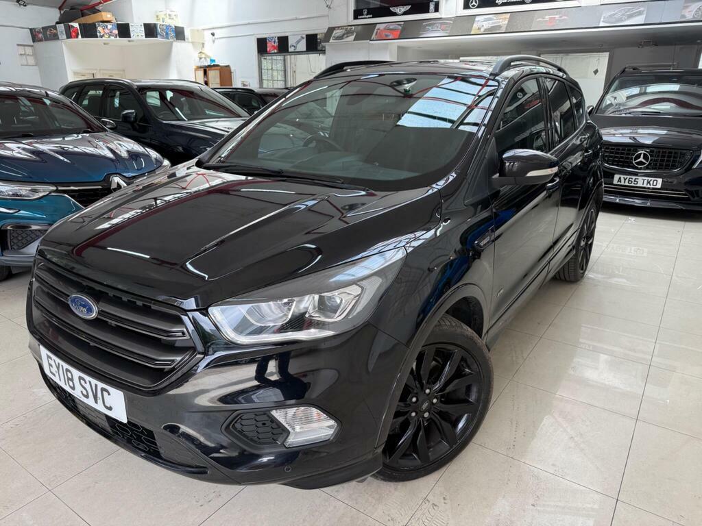 Ford Kuga 1.5T Ecoboost St-line X Awd Euro 6 S S EY18SVC Black #6