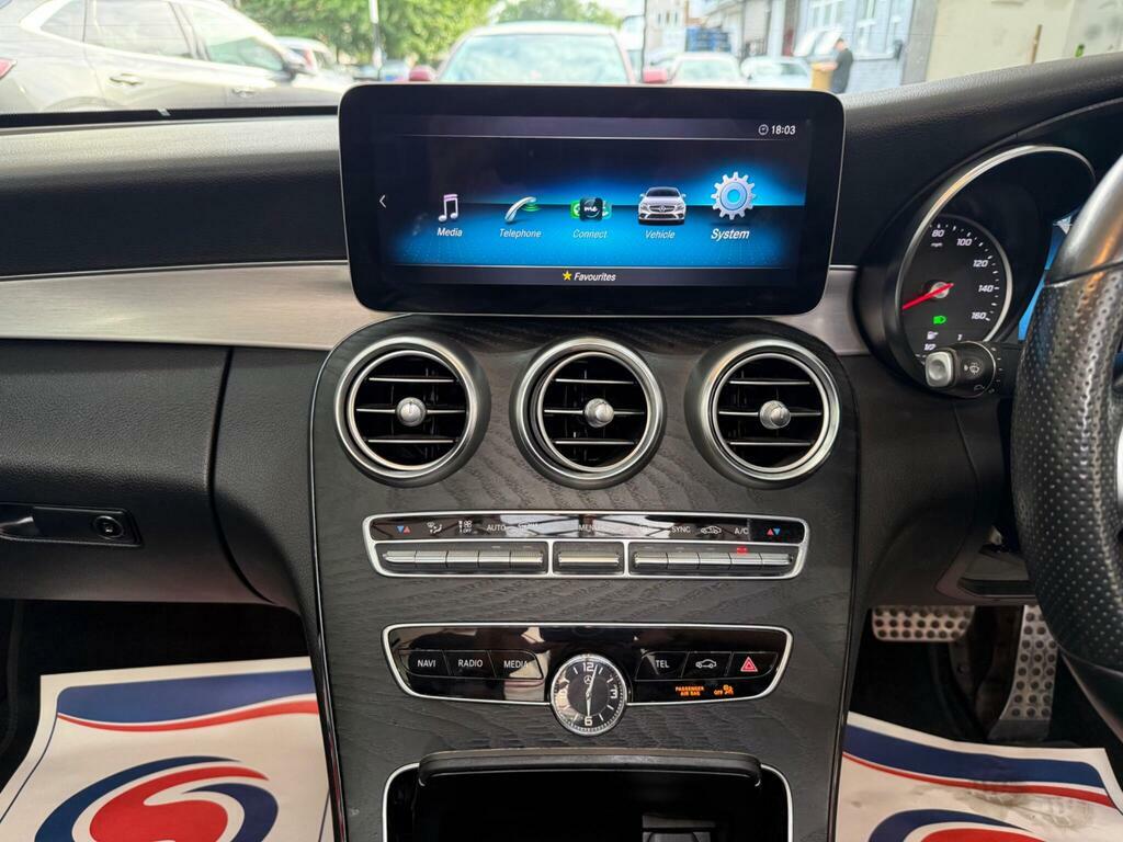 Mercedes-Benz C Class C220d Amg Line Premium 9G-tronic Black #23