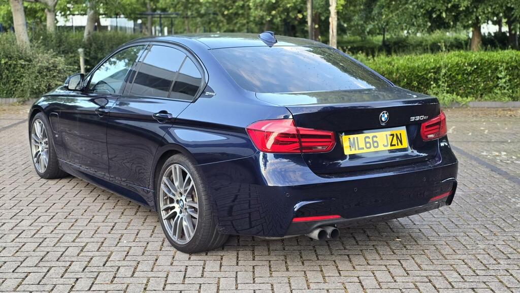 BMW 3 Series 2.0 330E 7.6Kwh M Sport Saloon Plug-in ML66JZN Blue #5