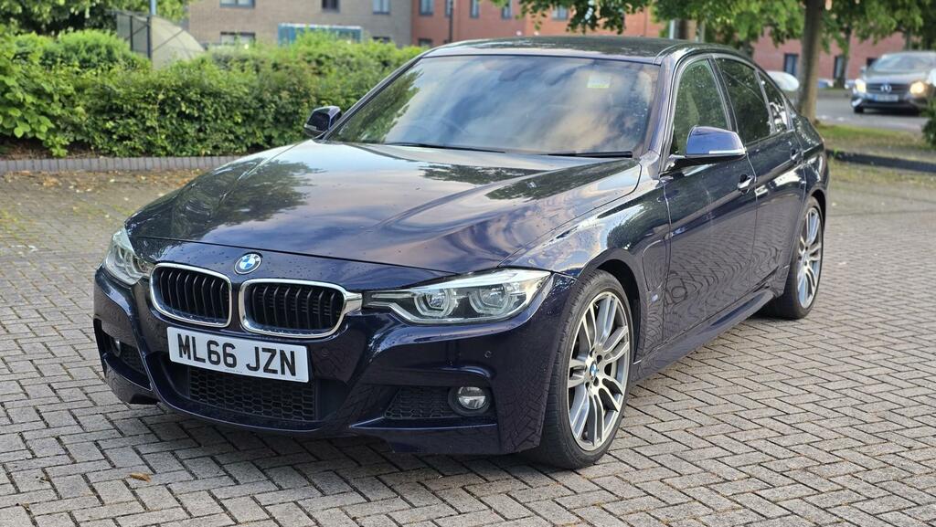 BMW 3 Series 2.0 330E 7.6Kwh M Sport Saloon Plug-in ML66JZN Blue #3