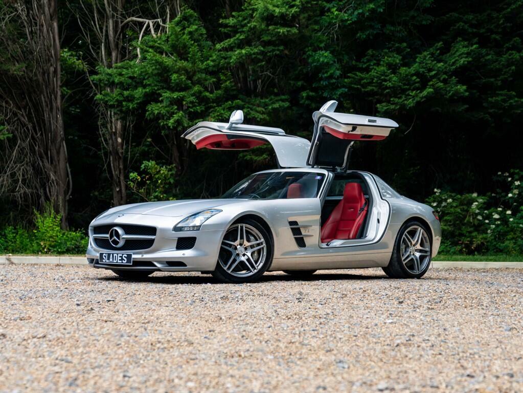 Mercedes-Benz SLS Gullwing Coupe Silver #16